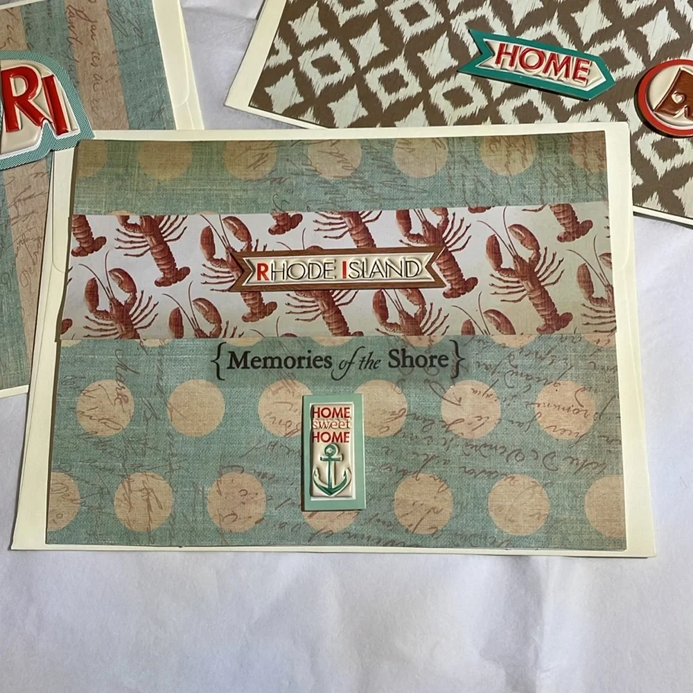 Set of 4 Rhode Island greeting cards